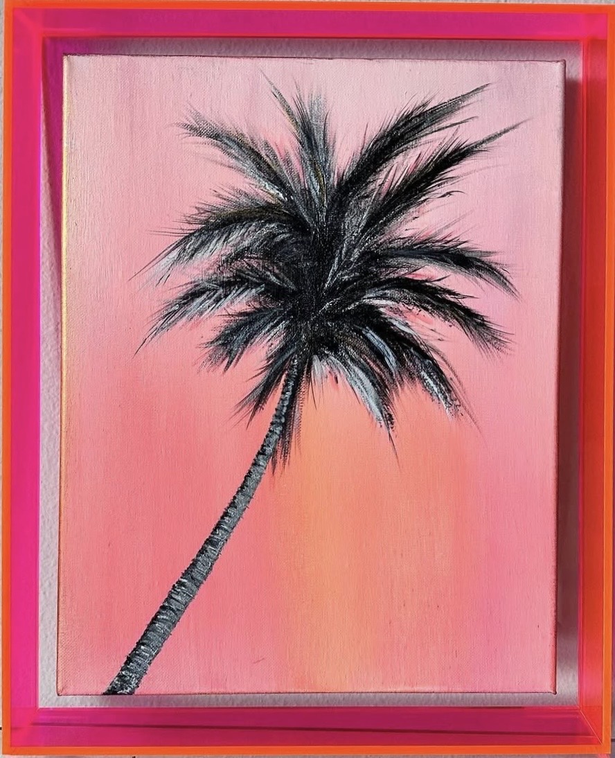 "GOLDEN HOUR PALM TREE" 11x14 - Image 2