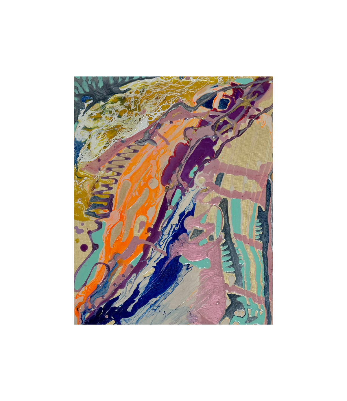 "Neon Tides" 16x20 - Image 2